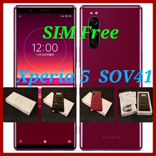 SONY - 【SIMフリー/新品未使用】au Xperia5 SOV41/レッド/判定○の ...