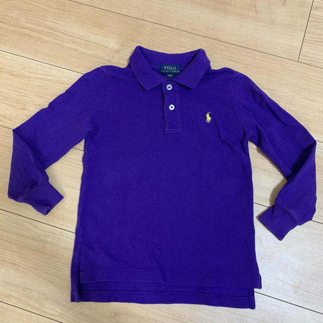 POLO RALPH LAUREN(ポロラルフローレン)のラルフローレンポロシャツ4T 110cm長袖ポロシャツ RALPH LAUREN キッズ/ベビー/マタニティのキッズ服男の子用(90cm~)(Tシャツ/カットソー)の商品写真