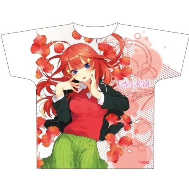 五等分の花嫁 フルグラフィックTシャツ 中野五月