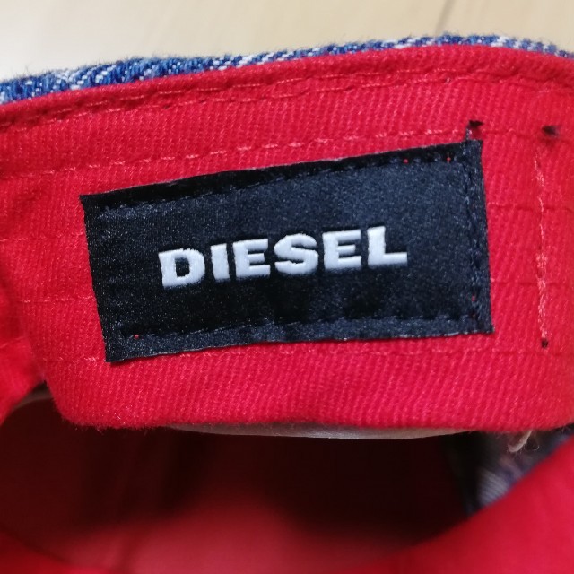 DIESEL(ディーゼル)のDIESEL　リピートロゴデニムキャップ レディースの帽子(キャップ)の商品写真