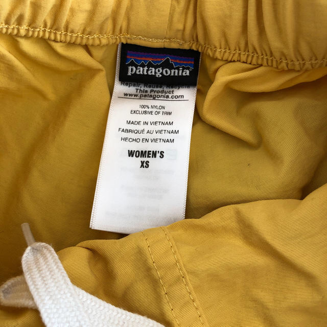 パタゴニア　Patagonia バギーズショーツ　マスタードイエロー