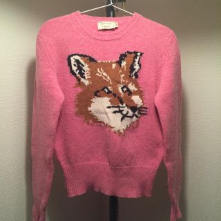 MAISON KITSUNE FOX HEAD メゾンキツネ♡セーター ピンク ikpi.or.id