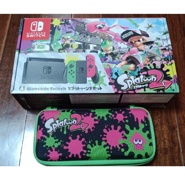 Nintendo Switch(ニンテンドースイッチ)のNintendo Switch スプラトゥーン2セット　美品ニンテンドースイッチ エンタメ/ホビーのゲームソフト/ゲーム機本体(家庭用ゲーム機本体)の商品写真