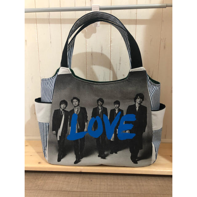 嵐 ライブ Tシャツ リメイク トートバッグ LOVE