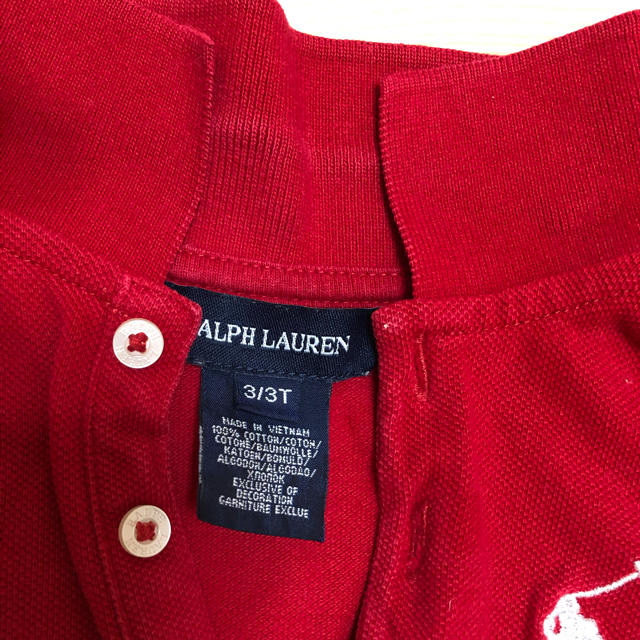 POLO RALPH LAUREN(ポロラルフローレン)のラルフローレン ポロシャツ 90〜100 キッズ/ベビー/マタニティのキッズ服女の子用(90cm~)(Tシャツ/カットソー)の商品写真