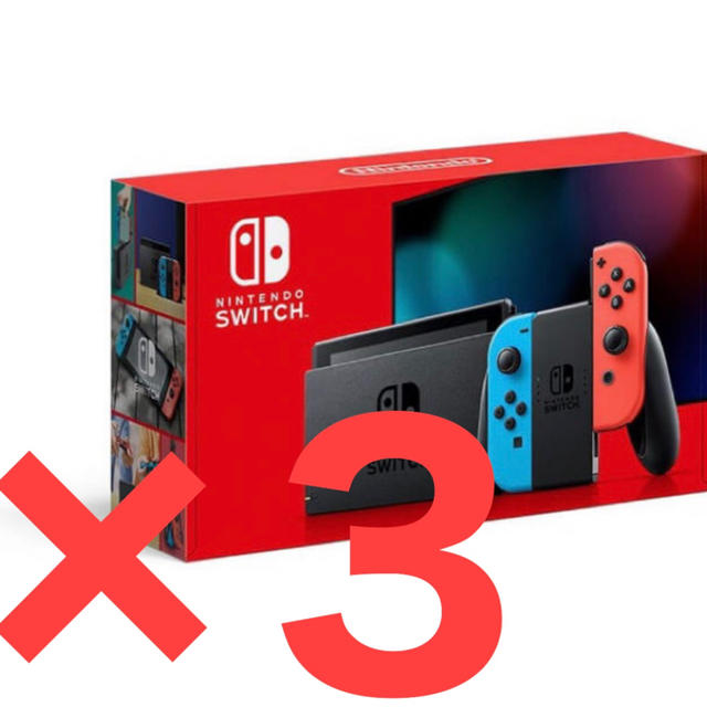 【保存版】 Nintendo Switch - nintendo switch ネオン ×3 即日発送 家庭用ゲーム機本体