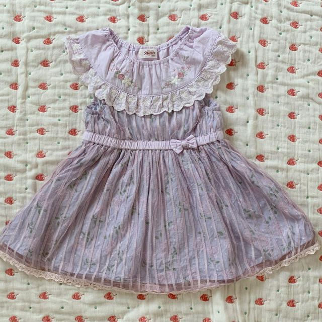 Souris(スーリー)のスーリー🎀ワンピース  100 キッズ/ベビー/マタニティのキッズ服女の子用(90cm~)(ワンピース)の商品写真