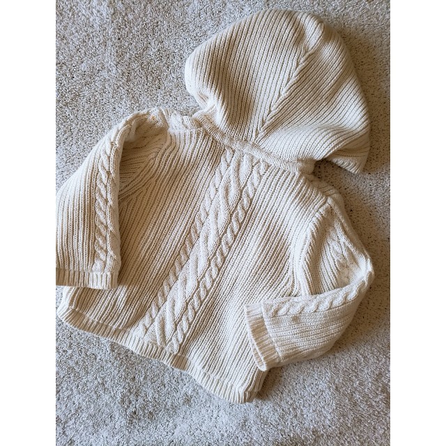 babyGAP(ベビーギャップ)の★ベビー80sizeニットパーカー★ キッズ/ベビー/マタニティのベビー服(~85cm)(ジャケット/コート)の商品写真