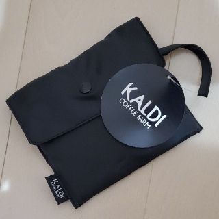 カルディ(KALDI)のすぐに発送可 新品 カルディ オリジナル エコバッグ ブラック(エコバッグ)