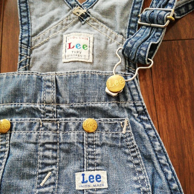 Lee(リー)のLee 　デニム　サロペットスカート キッズ/ベビー/マタニティのキッズ服女の子用(90cm~)(スカート)の商品写真