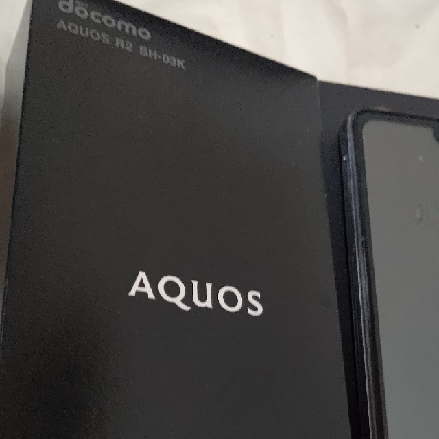 docomo AQUOS R2 premium black SH-03Kスマートフォン本体