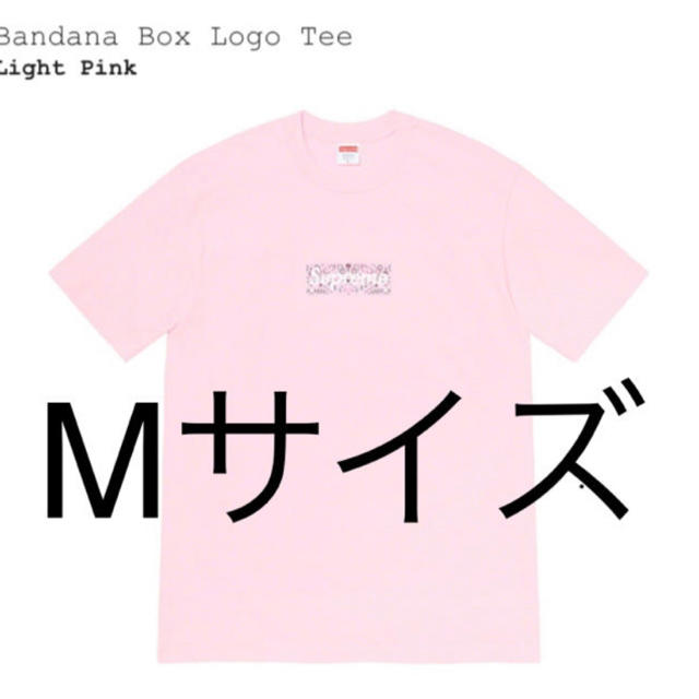 supreme  Bandana Box Logo Tee  pink M