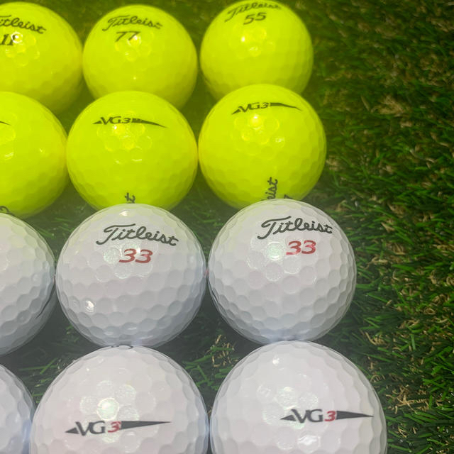 Titleist(タイトリスト)のGW値下　飛距離重視☆S級ロスト　'19タイトリスト　VG3 20個　E   スポーツ/アウトドアのゴルフ(その他)の商品写真