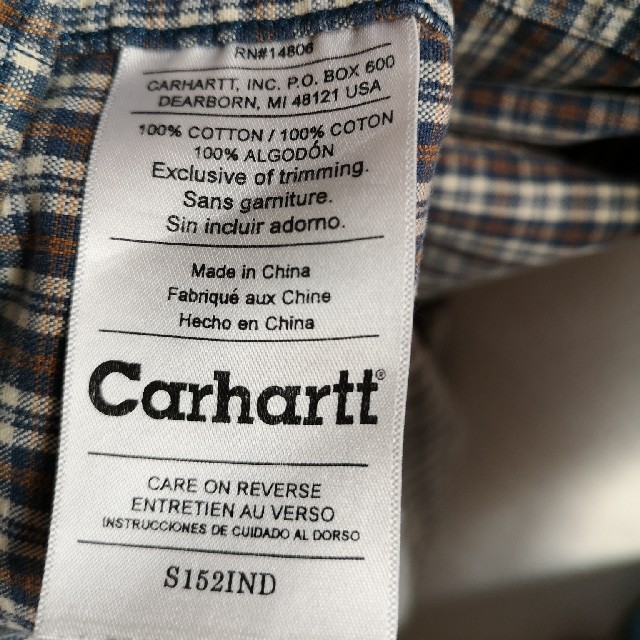 carhartt(カーハート)のカーハート　シャツ　ビンテージ メンズのトップス(シャツ)の商品写真