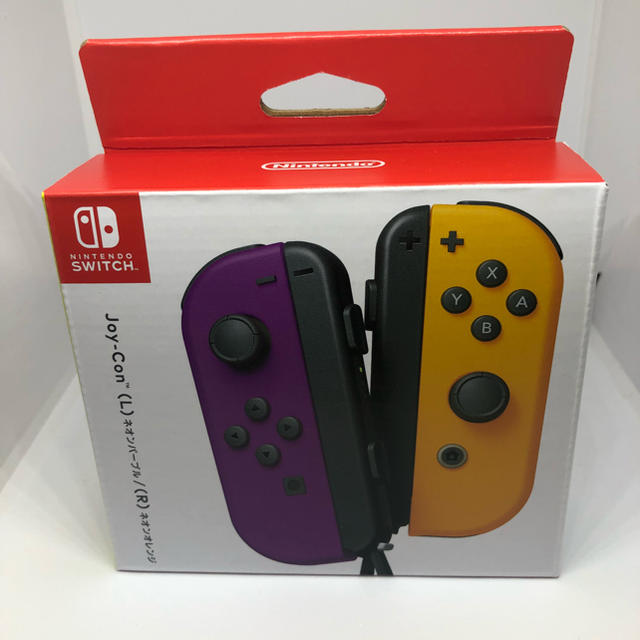 Nintendo Switch - [新品] Joy-Con ネオンパープル/ ネオンオレンジの通販 by ゆい's shop｜ニンテンドー
