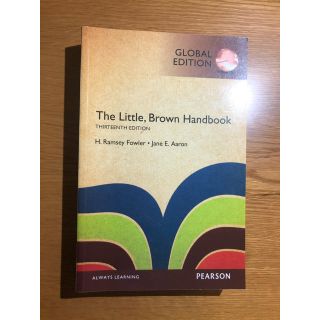 The Little, Brown Handbook Thirteenth Ed(語学/参考書)