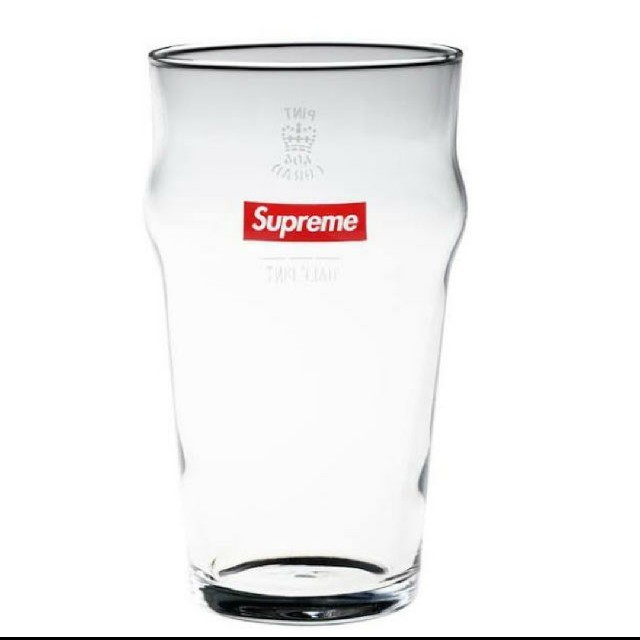 Supreme(シュプリーム)の【新品】Supreme 13ss pint glass グラス コッ インテリア/住まい/日用品のキッチン/食器(グラス/カップ)の商品写真