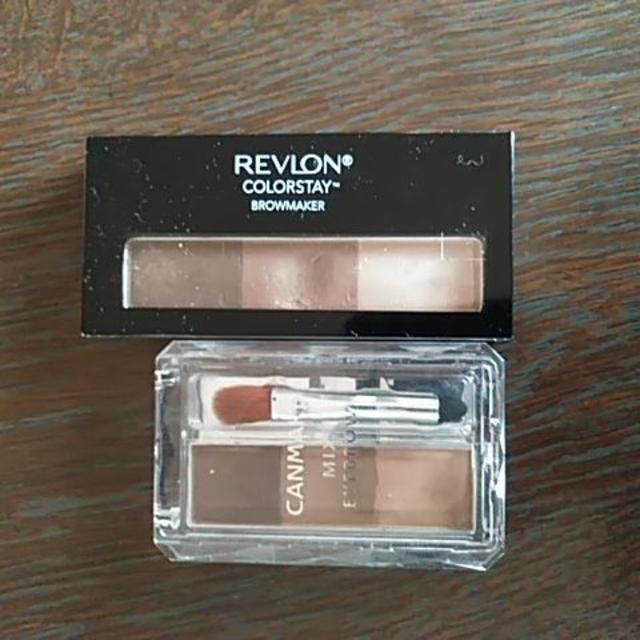 REVLON(レブロン)のREVLON & CANMAKE アイブロウ2点 コスメ/美容のベースメイク/化粧品(パウダーアイブロウ)の商品写真