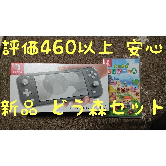 Nintendo Switch Lite ライト グレー どうぶつの森セット