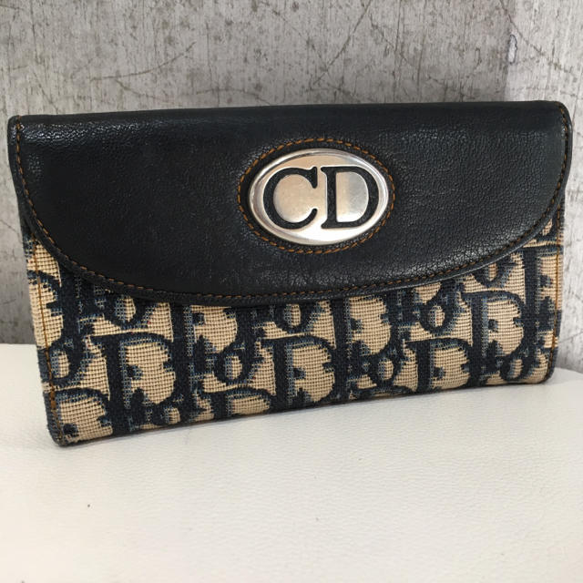 正規品 Dior クリスチャンディオール トロッター柄 長財布