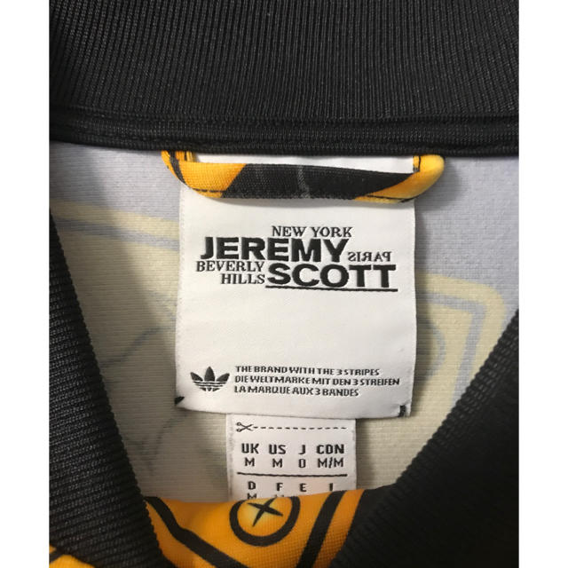 JEREMY SCOTT(ジェレミースコット)のアディダス　ジェレミースコット　セットアップ　ゴールド　LLサイズ メンズのトップス(ジャージ)の商品写真