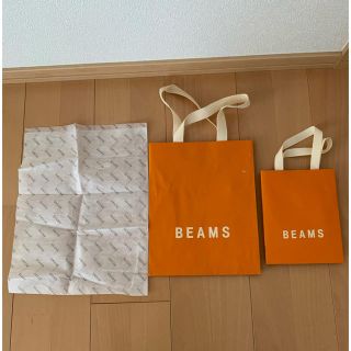 ビームス(BEAMS)のＢEＡＭS紙袋・2枚セット④(ショップ袋)