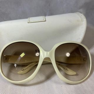 木造 正規良 希少 浜崎あゆみ着 Dior グロッシーサングラス白 ホワイト