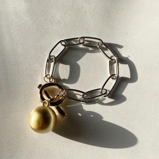 トゥデイフル(TODAYFUL)のContrast ball chain bracelet No.301(ブレスレット/バングル)