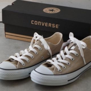 コンバース(CONVERSE)のコンバース ベージュ 24ｃｍ(スニーカー)