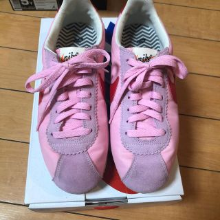 ナイキ(NIKE)のNIKE CORTEZ NYLON PREM PINK 24cm(スニーカー)