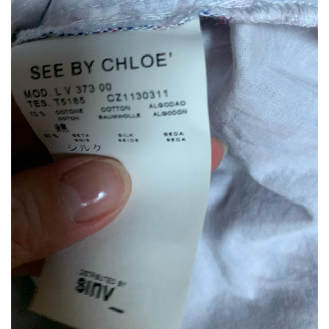 SEE BY CHLOE(シーバイクロエ)のシーバイクロエ　SEE BY CHLOE ワンピース　チュニック　美品 レディースのワンピース(ミニワンピース)の商品写真