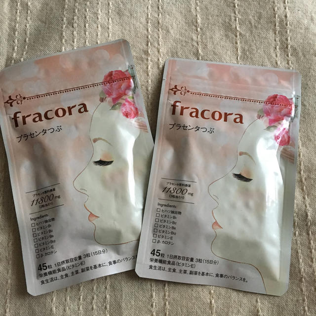 フラコラ(フラコラ)のfracora   プラセンタつぶ 食品/飲料/酒の健康食品(コラーゲン)の商品写真