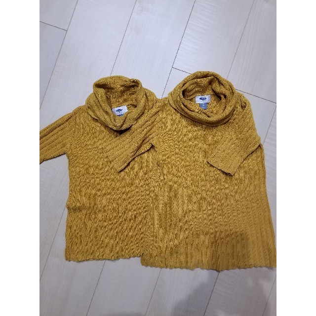 Old Navy(オールドネイビー)のニットワンピース　80　90 キッズ/ベビー/マタニティのキッズ服女の子用(90cm~)(ワンピース)の商品写真