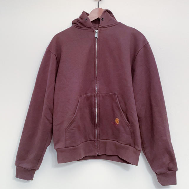 carhartt(カーハート)のCarhartt カーハート ジップアップ パーカー ブラウン アメリカ製 メンズのトップス(パーカー)の商品写真