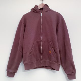 カーハート(carhartt)のCarhartt カーハート ジップアップ パーカー ブラウン アメリカ製(パーカー)