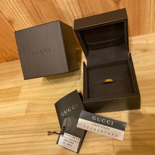 グッチ(Gucci)のGUCCI グッチ アイコン リング イエローゴールド ミディアム ピンキー(リング(指輪))