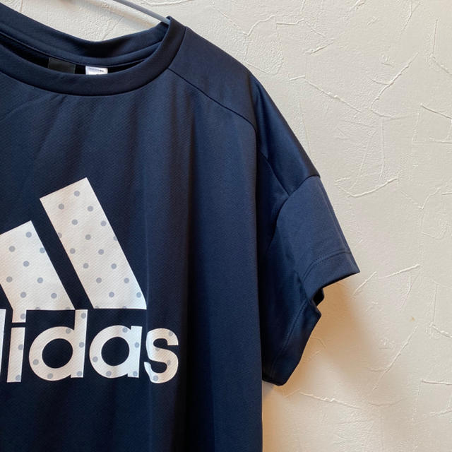 adidas(アディダス)のアディダス/adidas＊M＊ Tシャツ ネイビー テニス スポーツ レディース スポーツ/アウトドアのテニス(ウェア)の商品写真