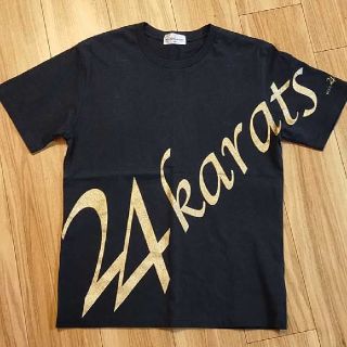 トゥエンティーフォーカラッツ(24karats)の24カラッツ Tシャツ Ｌサイズ 黒(Tシャツ/カットソー(半袖/袖なし))