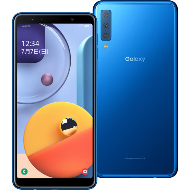 Galaxy A7 ブルー 64 GB SIMフリー 未使用 ギャラクシースマートフォン本体