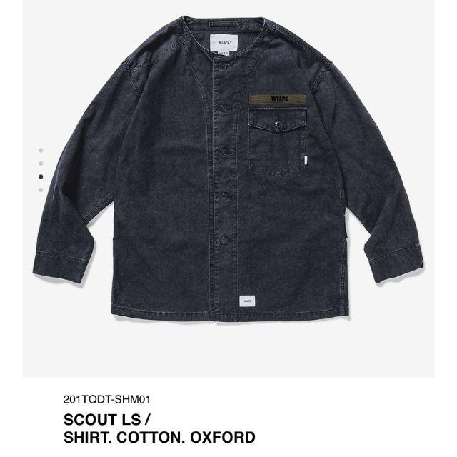 M 20SS WTAPS SCOUT LS / SHIRT. COTTON. O