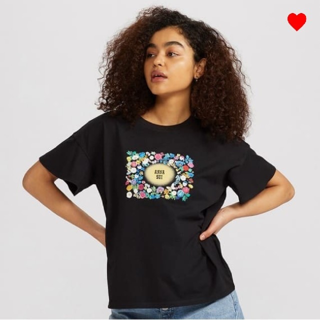 UNIQLO(ユニクロ)のユニクロアナスイTシャツ＊2XLサイズ＊ レディースのトップス(Tシャツ(半袖/袖なし))の商品写真