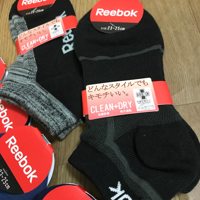 Reebok(リーボック)のリーボック　ソックス　6足セット レディースのレッグウェア(ソックス)の商品写真