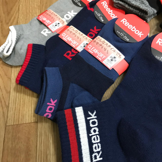 Reebok(リーボック)のリーボック　ソックス　6足セット レディースのレッグウェア(ソックス)の商品写真