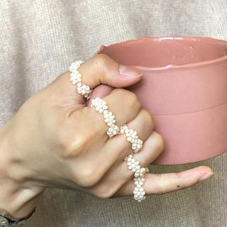 ビューティアンドユースユナイテッドアローズ(BEAUTY&YOUTH UNITED ARROWS)のハンドメイド　ビーズ　アクセサリー　指輪　リング(リング)