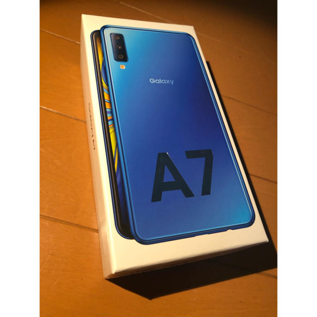 Galaxy A7 ブルー 本体 新品未開封 simフリー ギャラクシーA7