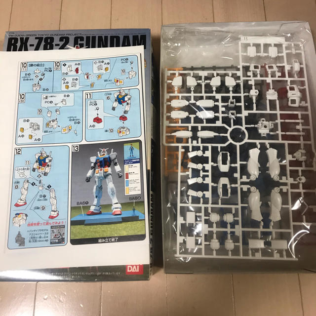 BANDAI(バンダイ)のお台場限定　ガンプラRX-78 エンタメ/ホビーのおもちゃ/ぬいぐるみ(模型/プラモデル)の商品写真