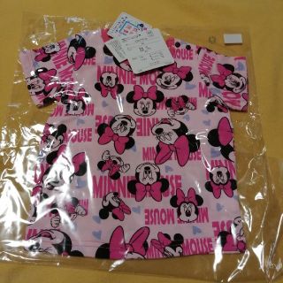 ディズニー(Disney)のディズニー　ミニーＴシャツ　総柄(Tシャツ/カットソー)