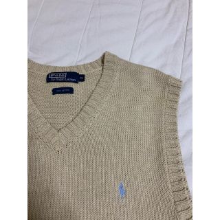 ポロラルフローレン(POLO RALPH LAUREN)のラルフローレン ニットベスト　ベージュ(ベスト)