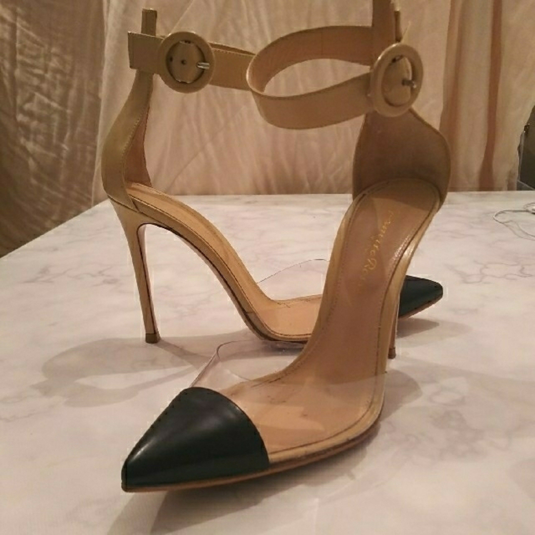 年末SALE！gianvito rossi ストラップ パンプス 35ハーフセルジオロッシ