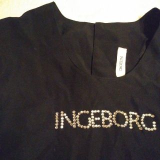 インゲボルグ(INGEBORG)のインゲボルグ　ラインストーン光るシャツ(シャツ/ブラウス(長袖/七分))